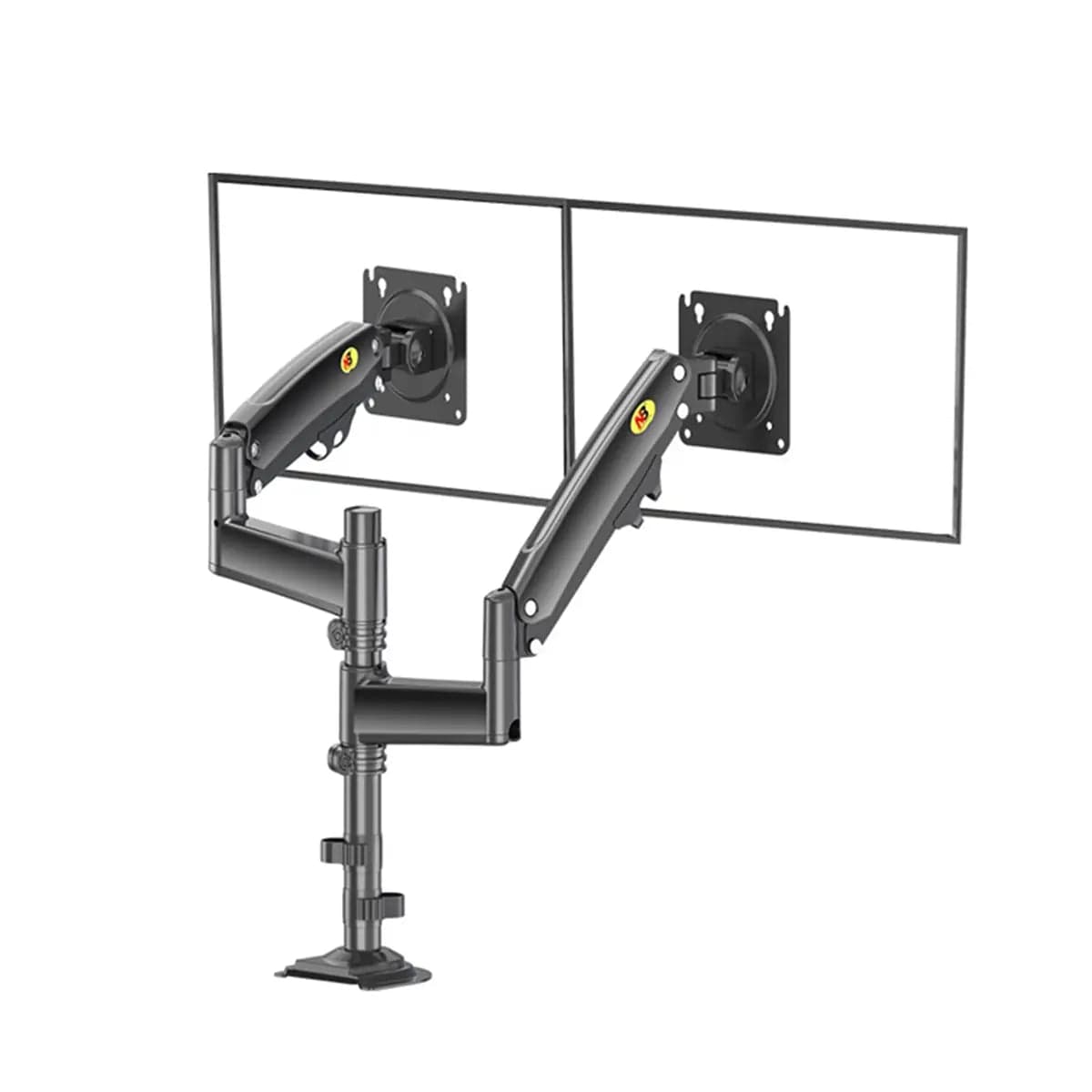 ARMSTRONG-DUAL-BLK — Dual Monitor Arm (Premium Edition)