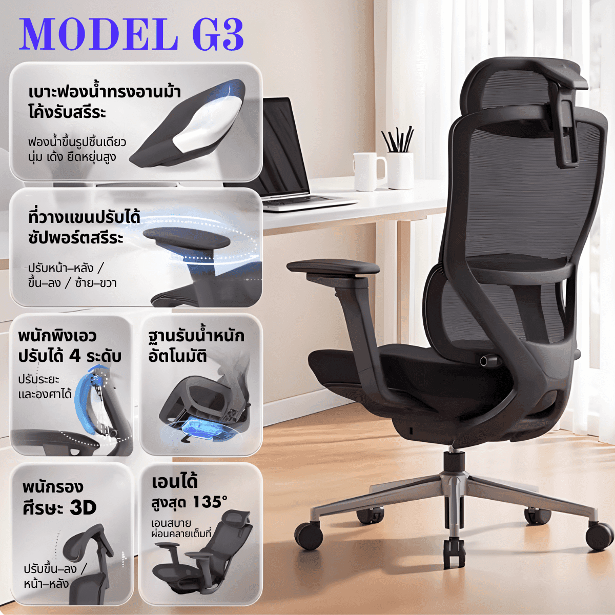 MODEL-G3 – The Art of Ergonomic Design