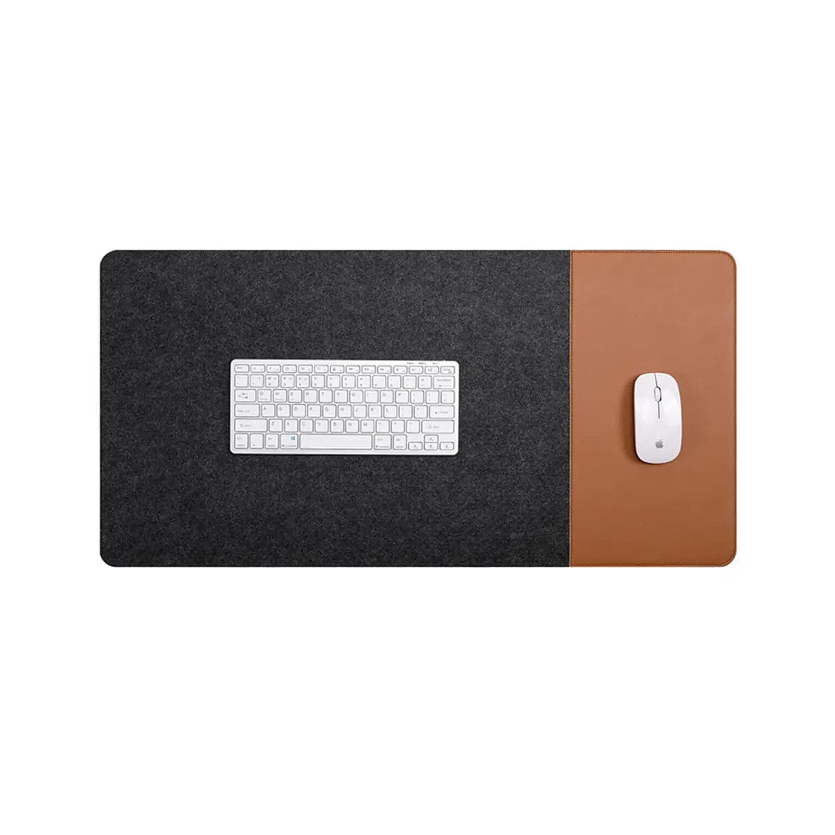 WORKSELECTED DeskMat — Felt × Leather