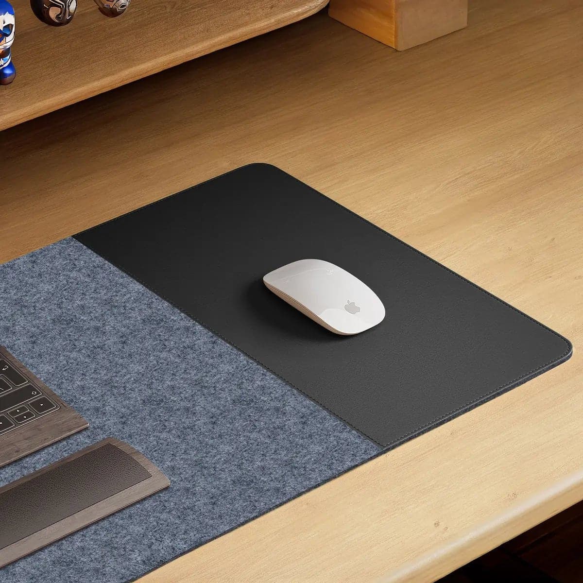 WORKSELECTED DeskMat — Felt × Leather