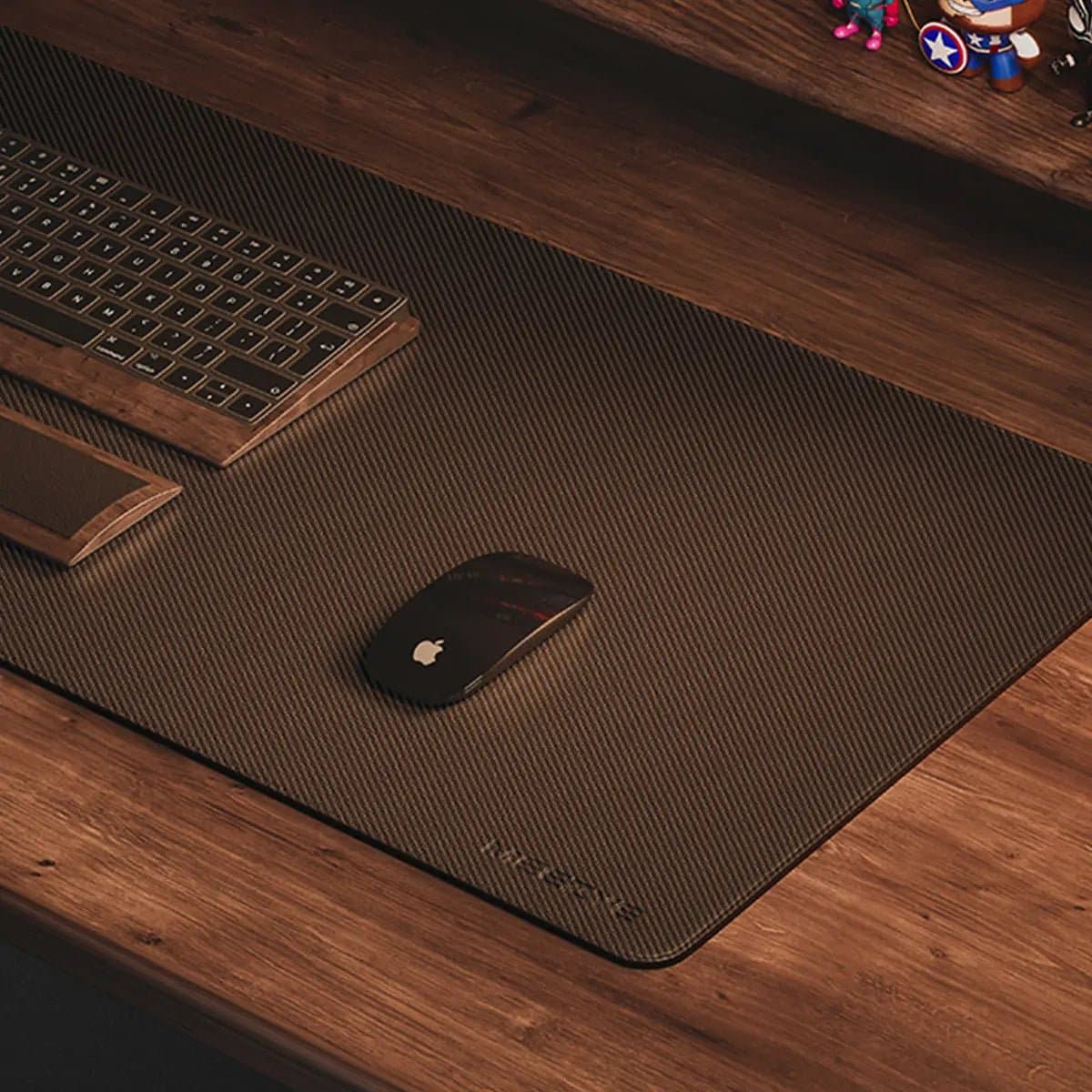 WORKSELECTED DeskMat — Kevlar Texture × Cork