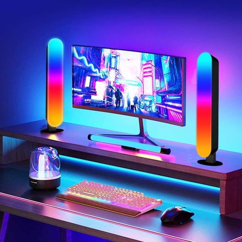 WORKSELECTED Table Stand LED — 26 cm (Single-Side Glow)