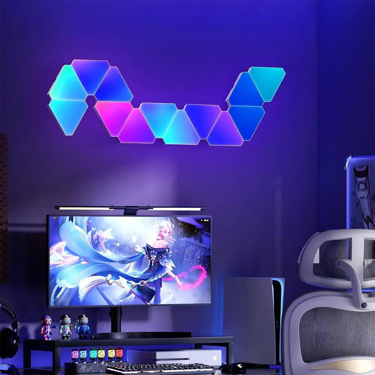 WORKSELECTED WallLED-TRI — RGBIC Triangle Light Panels