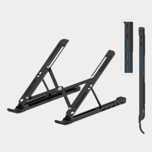 Laptop Fold Pro – Stability with Extension Port - Work Selected